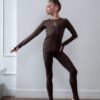 Longsleeve Ideal Brown &mdash; photo 23 &mdash;Queen Gym