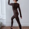 Longsleeve Ideal Brown &mdash; photo 19 &mdash;Queen Gym