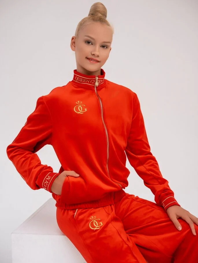 Спортивный Костюм Гранд Взрослый Красный — фото 1 — Queen Gym