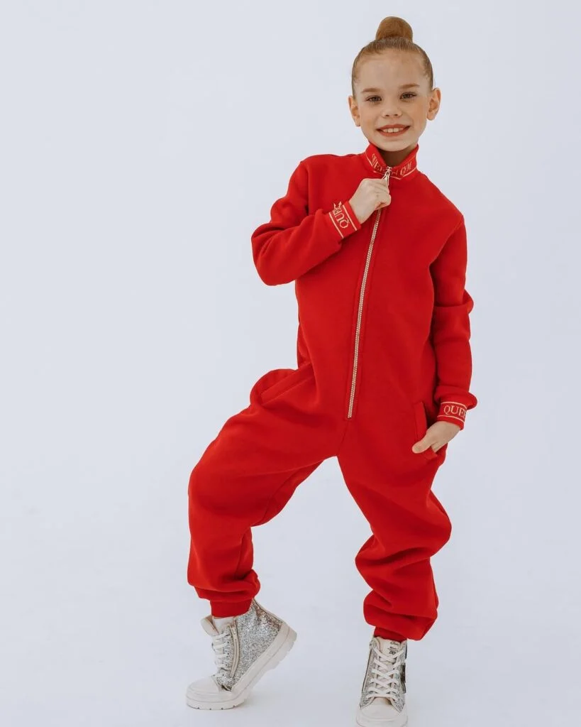 The jumpsuit is warm