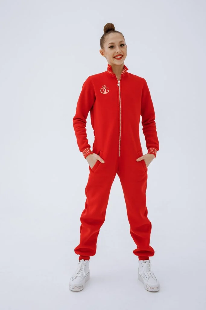 The jumpsuit is warm