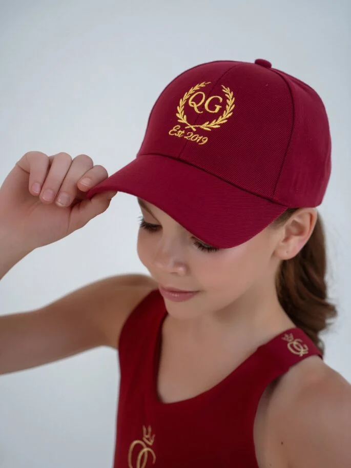 Queen GymClassic Adult Burgundy Cap &mdash; photo 1 &mdash; Queen Gym