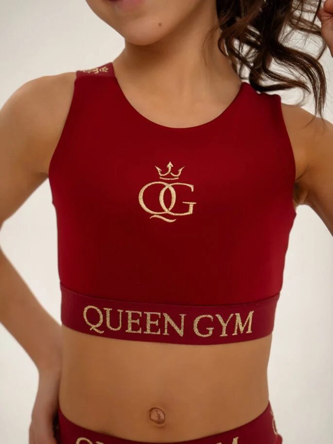 Топ Стиль Бордовый — фото 1 — Queen Gym