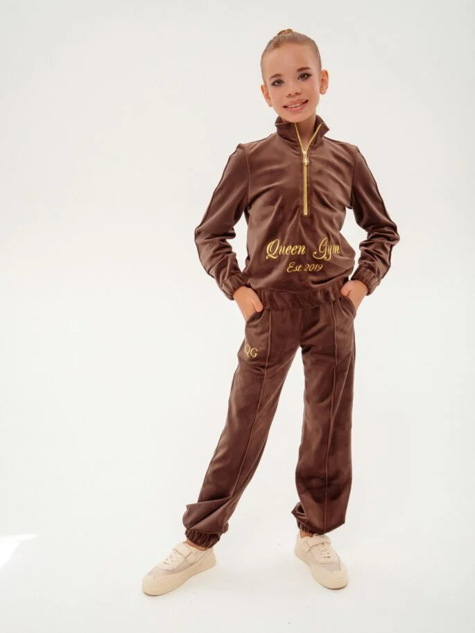 Melodiya Caramel Tracksuit &mdash; photo 1 &mdash;Queen Gym